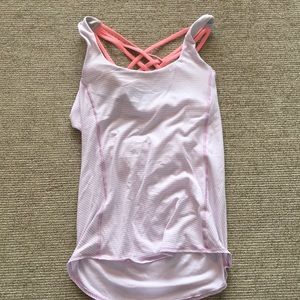 Lululemon Light purple tank to with sports bra✨✨✨